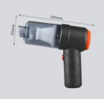 Vacuum Mini Aspiradora Yfm2037 Aspiradora Para Hogar Auto Escritorio Recargable Cable Usb Color Negro - Imagen 4