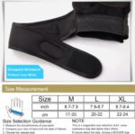 Guantes Para Gimnasio Entrenamiento Gym Musculación Muñequer Negro Lisa L - Imagen 8