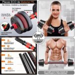 Juego Mancuernas Y Barra Ajustable 20 Kg Tecno Sport - Imagen 3