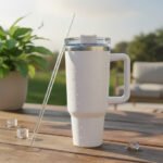 Vaso Térmico Estilo Stainless 1,2lts C/bombilla Colores Az - Imagen 4