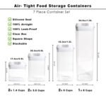 Organizador Comida Comida Tupper Hermeticos Sellables Set 7 - Imagen 10