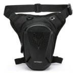 Morral Para Pierna Muslera Riñonera Moto Rigido Impermeable Negro - Imagen 3