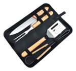 Set Parrillero Kit Asador - Parrilla - Juego 4 Piezas
