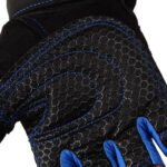 Guantes Para Gimnasio Entrenamiento Gym Musculación Muñequer Negro Lisa L - Imagen 5