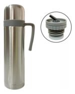Termo Clásico Comet 1000 Ml 1 L Acero Inoxidable Con Asa Fij - Imagen 2