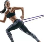 Banda Elastica Fitness Resitstente Color Violeta 32 Mm Gym Violeta - Imagen 3