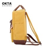 Mochila Okta Gema Amarillo Y Marrón - Mostaza Y Marròn - Imagen 3