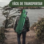 Silla Plegable Camping Playa Portavasos Portátil Exteriores® Color Verde - Imagen 6