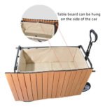 Carro Plegable Multiuso De Carga Camping Playa Jardín Mesa - Imagen 9