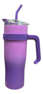 Vaso Jarra Termico 1200 Ml Bebidas Frías Y Calientes Ac Inox Color Violeta Violeta