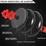 Juego De Ejercicios Con Mancuernas Ajustable 20 Kg Color Negro - Imagen 4