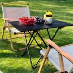 Mesita De Acampar Portátil Aluminio Ultraligera Camping Negro - Imagen 6
