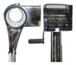 Rallador Manual Rallador Rotativo Acero Inoxidable Apto Lavavajillas Plateado - Imagen 9