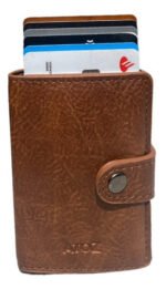 Billetera Anti Clonación Con Bloqueo Rfid - Atoz Color Negro Liso - Imagen 4