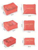 Organizador De Valija Set De Viaje Necessaire Estuche Gris - Imagen 8