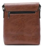 Morral Atoz Con Cierre Y Bolsillos Color Marrón Claro - Imagen 2