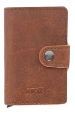 Billetera Anti Clonación Con Bloqueo Rfid - Atoz Color Negro Liso - Imagen 3