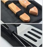 Set Parrillero Kit Asador - Parrilla - Juego 4 Piezas - Imagen 7